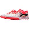 Li Ning Детские футбольные бутсы из синтетической кожи, удобные, универсальные, низкие, для футбола, детские футбольные бутсы, красные YKGV008-3
