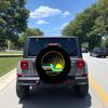 1 шт. 30/34 дюйма Многофункциональный чехол для запасного колеса для Jeep, прицепа, фургона, внедорожника, грузовика, автодома, транспортных средств с дизайном «Солнце» и вибра