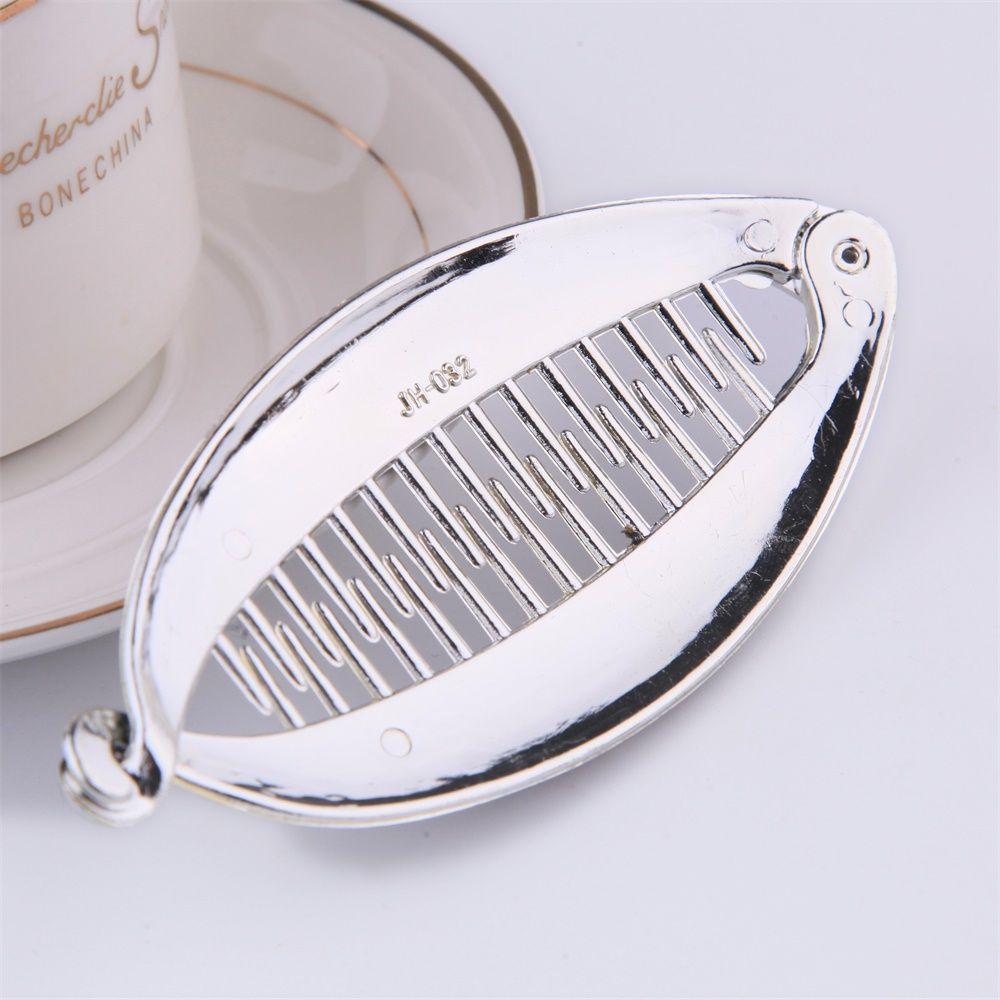 Vertical Hair Accessories Fashion Crystal Hair Clip Banana Clip Ponytail Hairpin Headwear