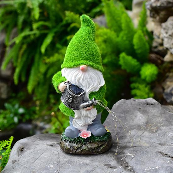 Солнечный светодиодный орнамент в виде гнома, безликий пожилой человек, автоматическое включение/выключение, водонепроницаемый сад, двор, волшебная тропа