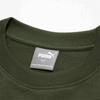 Puma Ess American Retro Logo Print Casual Round Neck Short Sleeve T-Shirt Unisex Tops Army-Green 681936-31