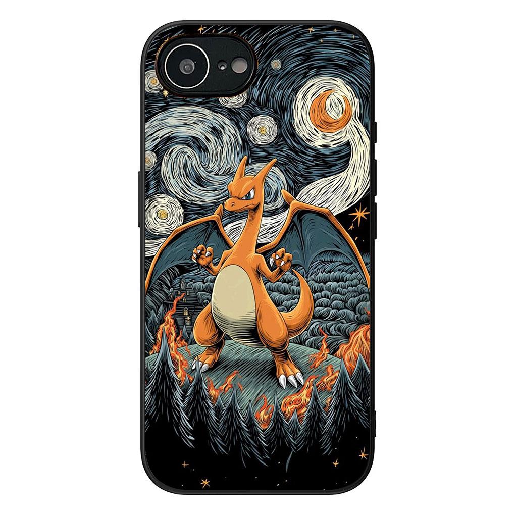 for Samsung Galaxy A05 A06 A14 A50 A51 A52 A12 A13 A17 A70 A07 A25 A26 A56 A23 Case Charmander P-Pikachus Bulbasaur P-Pokemons