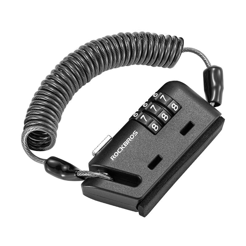 ROCKBROS Bicycle Mini Lock 3-Digit Combination Password Lock Anti-rust Lightweight Portable Multifunction Lock Bike Accessories 4