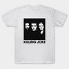Азиатский размер Мужская черная футболка с принтом Killing Joke Печать без выреза Хлопковая футболка