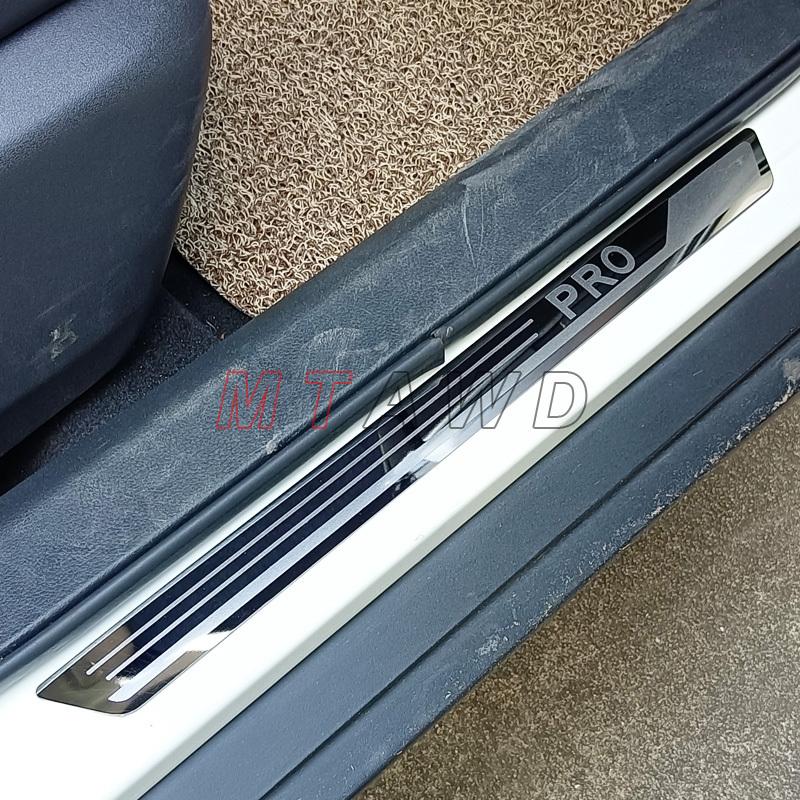 For Volkswagen Vw Golf 7 MK 6 5 4 VII Accessory Ultrathin Stainless Chrome Car Door Sill Scuff Plate Guard Pedal Protector Cover