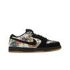 X Supreme Sb Dunk Low Qs Rammellzee Черный