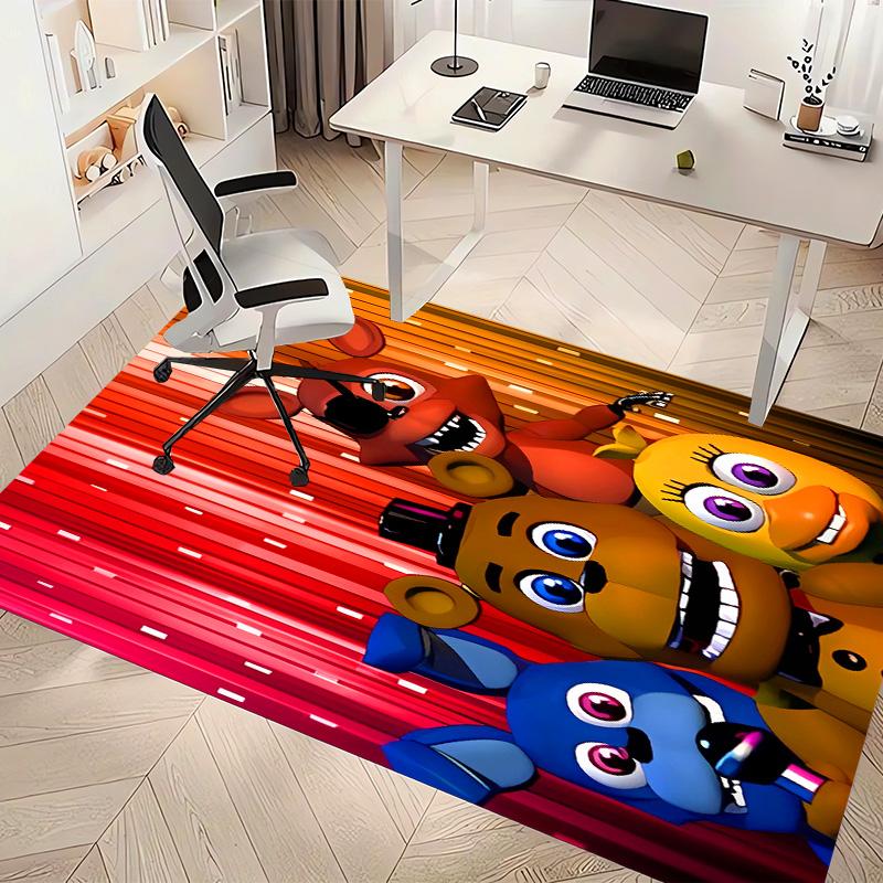Five Nights at Freddy's2 Printed Absorbent Washable Carpet, Non-Slip Bathroom Mats, Kitchen Rugs, Yoga Mat,Living Room Entrance, Camping Picnic Rugs