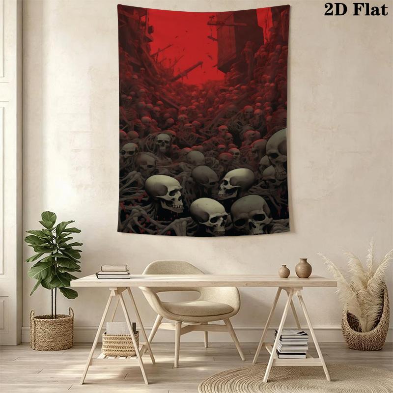 Raven'S Whisper Gothic Tale Unveiled Tapestry Wallmounted Fashion Print Christmas Gift Wall Decoration Soft