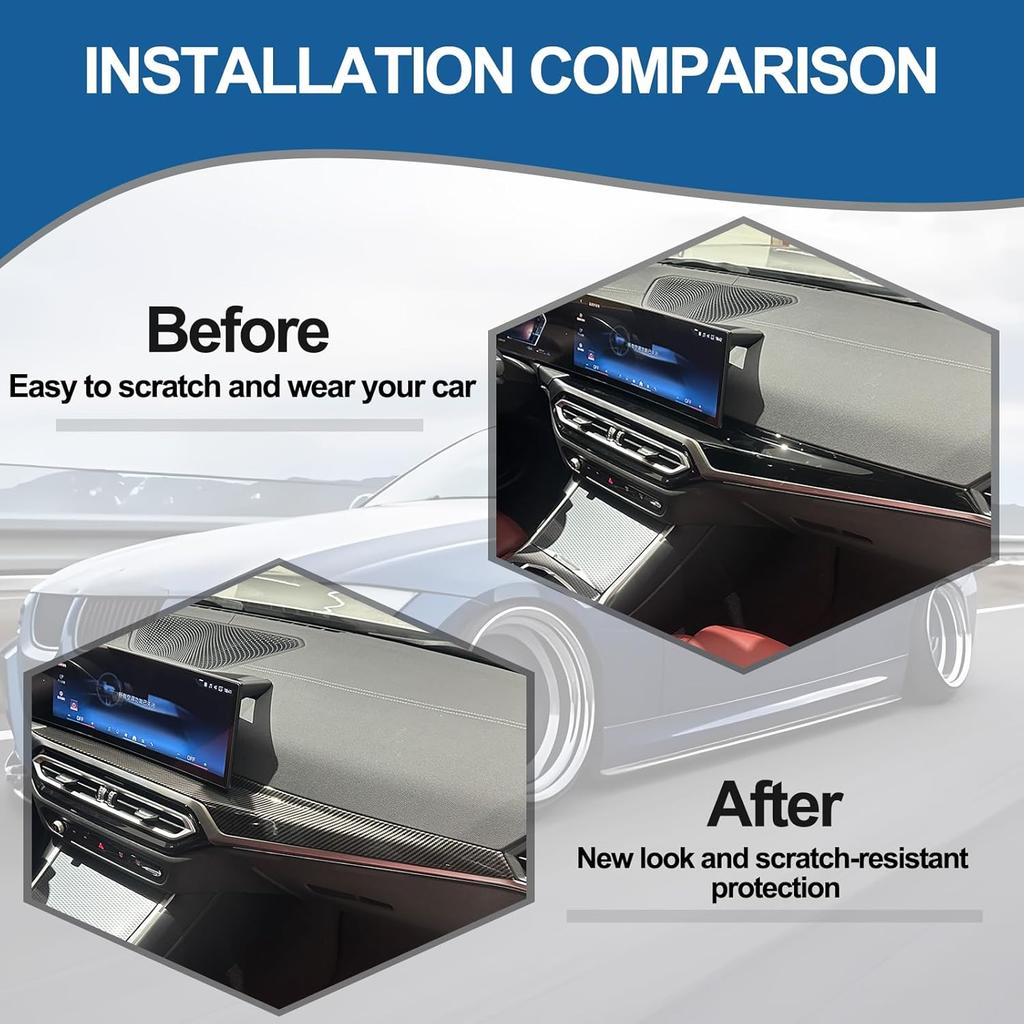 Car Dashboard Panel Trim Strips Cover For BMW 3 4 Series i3 i4 G20 G28 G22 G23 G26 320i 330i M340i 420i 430i M440i 2020-2024,Center Console Dashboard