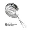 Julep Strainer Professional Удобная сетка 304 Нержавеющая сталь Эргономичная ручка Коктейльный фильтр Ложка Кухонные принадлежности