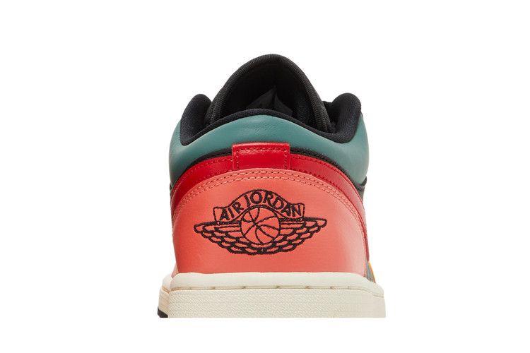 Women's Sneakers Air Jordan 1 Low SE Black Multi-Color (Women's) Black/Taxi/French Blue/Fire Red
