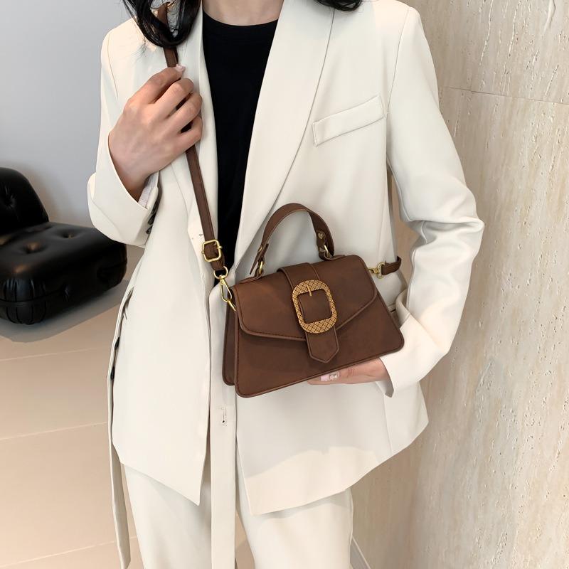 Весенняя новая ретро-сумка-мессенджер, маленькая квадратная сумка, сумка-тоут, модная, с индивидуальностью, красивая, для женщин