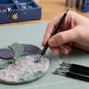 Clay Shaping Tool Set 4Pcs Polymer Set, Sculpting Stick with Stainless Steel Ball Rods Ball, 4 Size DIY Fondant Pottery Modeling Tools