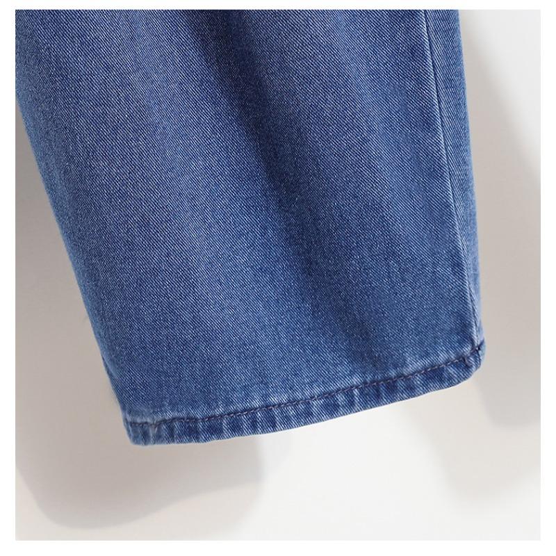 Женские зимние джинсы MODIQUE большого размера, новые свободные джинсы-шаровары в стиле ретро с высокой талией, повседневные универсальные однотонные брюки длиной до щиколотки