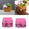 Durable Silicone Mold Woven Flower Basket Flower Vase Epoxy Molds Succulent Planter Pots Casting Mould Home Decorations