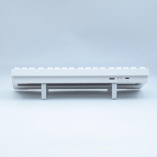 2Pcs Computer Keyboard Riser Stand Ergonomic Typing Non-Slip 20 Degrees Tilted Wired Wireless Keyboard Holder Home Office Desk Accessories