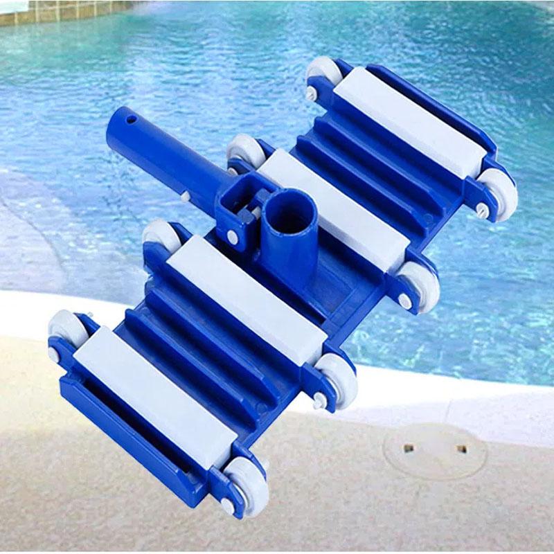 14-дюймовая сверхпрочная вакуумная головка для бассейна со щеткой для заглубленных и надземных бассейнов, очиститель для бассейна, всасывающее колесо, аксессуары
