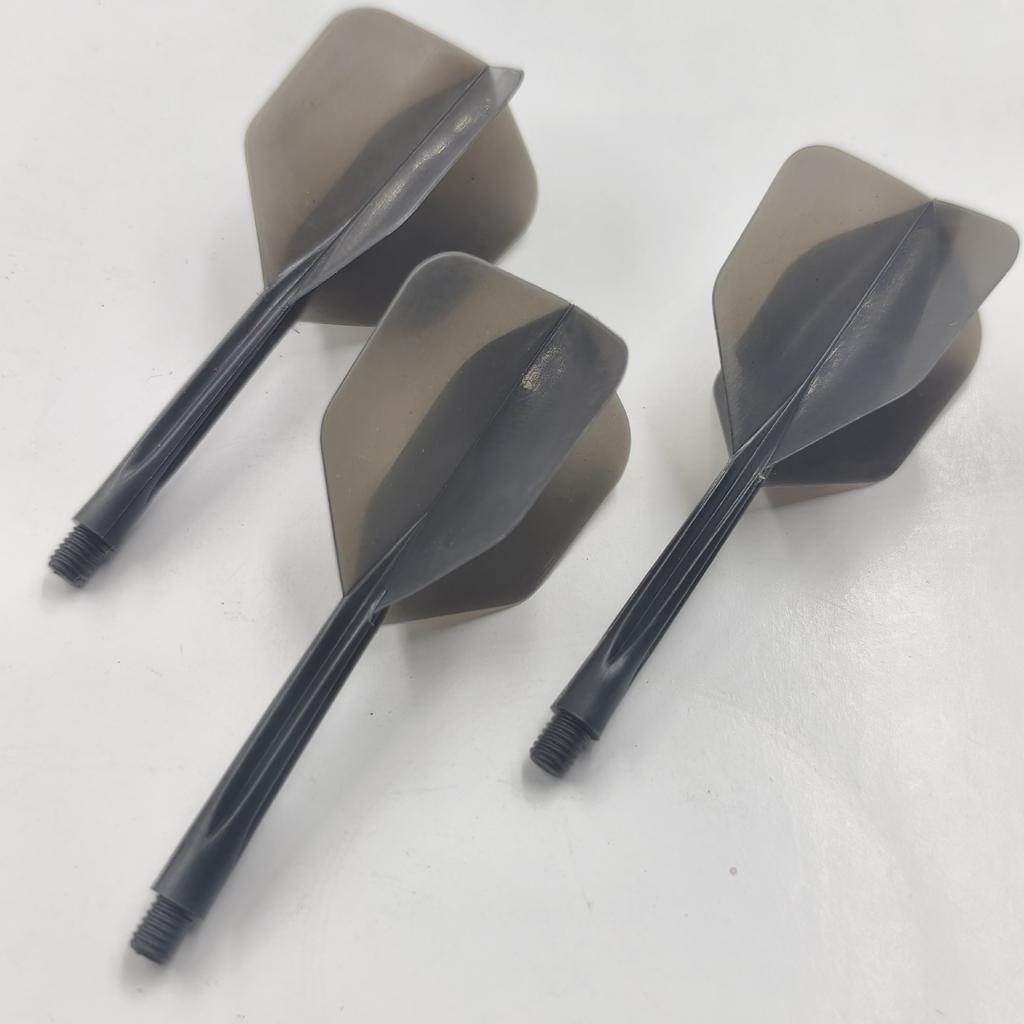 Transparent One-piece 2BA Dart Flight Pre-shaped Integrated Dart Tail Anti-break Shockproof Durable Blade Keep Stable Flying