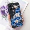For Motorola Moto G86 Power Cute Flower Butterfly Cat Painted Case For Moto G86 G86Power Black Silicone Soft Phone Cases