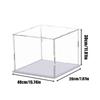 1 шт. Прозрачный акриловый дисплейный ящик для хранения, пылезащитный дисплейный шкаф, настольное хранилище, домашнее хранилище