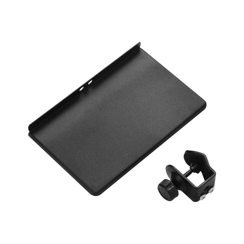Universal Microphone Stand Clamp On Tray Metal Material with Mounting Clamp