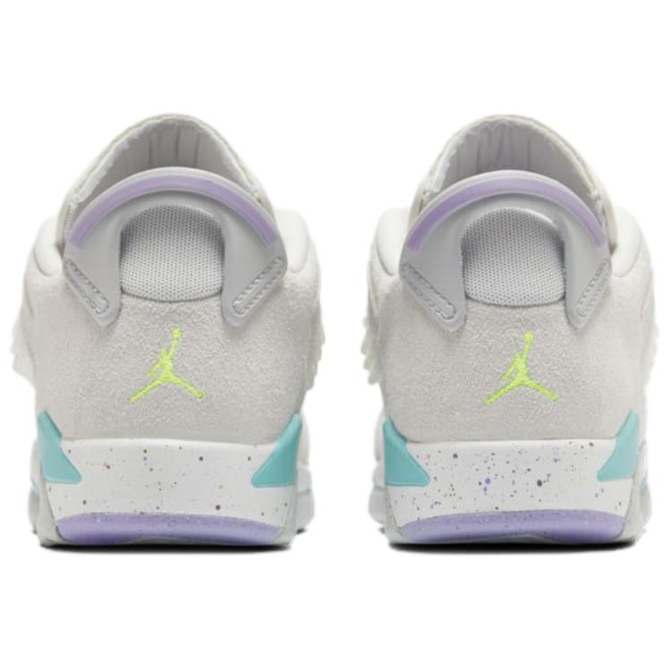 Jordan 6 Low GS Фантомный Зеленый Морозный Фиолетовый Повседневные Кроссовки FV5451-001