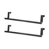 D5 2Pcs Towel Rack Hangable Punch Free Nail Free Cabinet Door Towel Rack for Home Hotel 36CM Bathroom Towel Rack Shelf Holder
