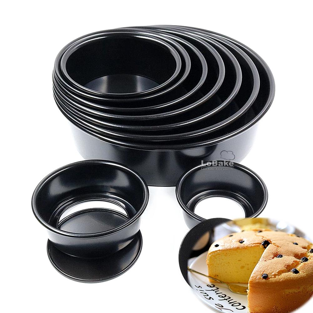 4-12 дюймов Антипригарная форма со съемным дном Круглая форма Алюминиевая форма для шифонового пирога Форма для хлеба Формы для кексов Противни Жесть DIY Выпечка