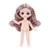 17 см 13-суставная кукла для девочек, обнаженные части тела, куклы с волосами, детские игрушки, кукла для девочек