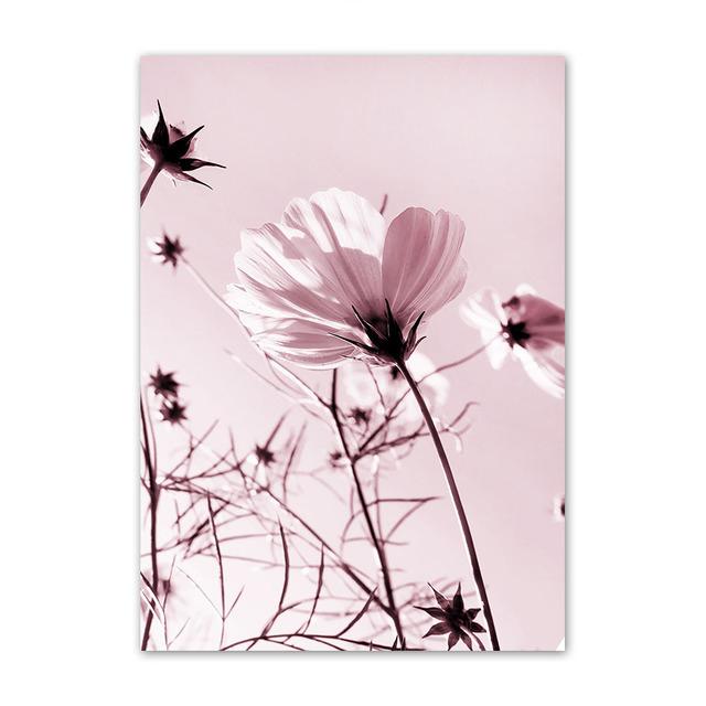 Милые цветущие цветы, женские холсты, настенные художественные принты, живопись, модные румяна, дикие ботанические постеры, декор для гостиной, изображение