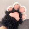 Fursuit Kigurumi Plush Cat Paw Gloves Cartoon Cosplay Props Cute Cat Claw Mittens  Club