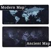 New World Map Speed Locking Edge Large Natural Rubber Mouse Pad Waterproof Game Desk Mousepad Keyboard Mat for Warcraft Dota LOL