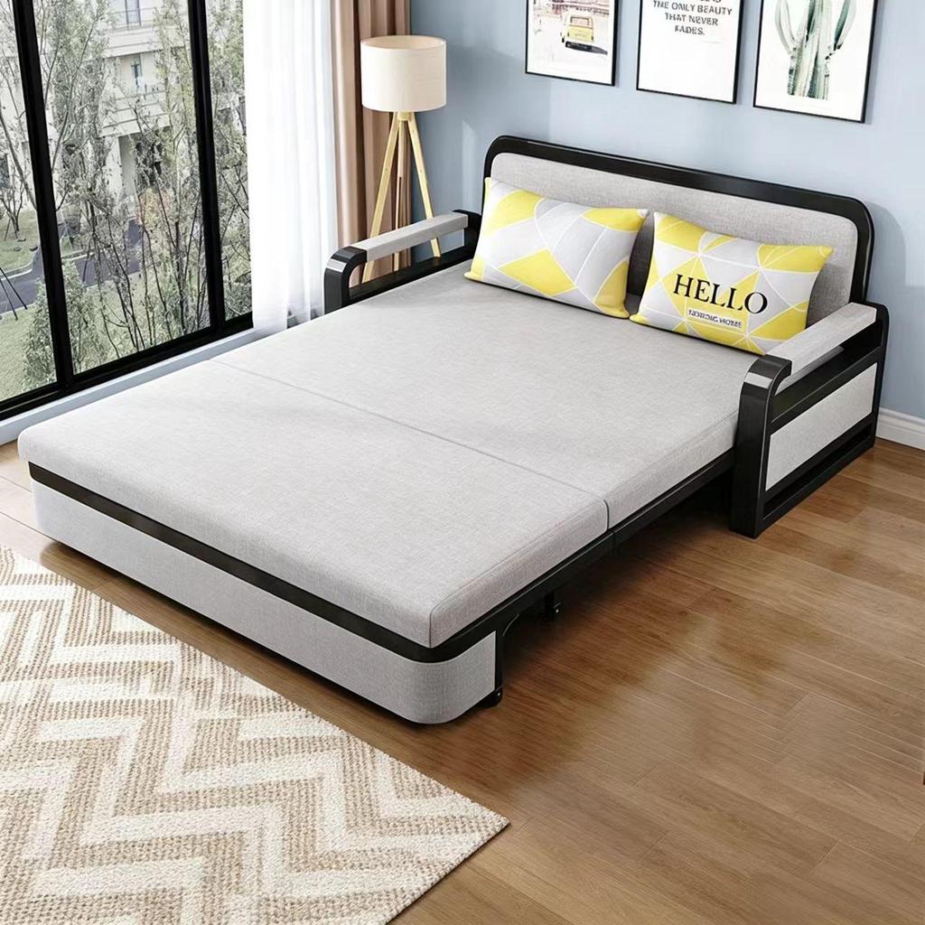 Multi-Functional Sofa Bed for Small Spaces: Convertible Single Bed for Living Room or Balcony