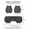 For TeslaNew Model3/Y Car Full-inclusive Seat Cushion Comfort Summer Cool Cushion Ventilation Four-season Universal Seat Cushion