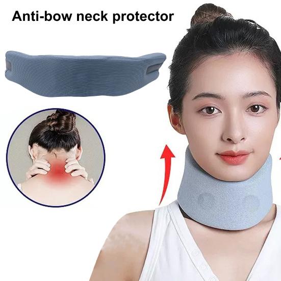 Neck Brace Neck Pain Spine Pressure Relief Soft Foam Breathable Ergonomic Neck Support Wrap Women