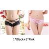 Women's Panties Open Crotch Thongs Sexy Hollow Briefs Underwear Erotic T-Backs Sweet Crotchless Seamless Panty