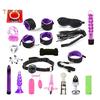 TBH Plush Handcuffs Restraints Bondage Condom Dildo Choker Couples Sex Tool Set