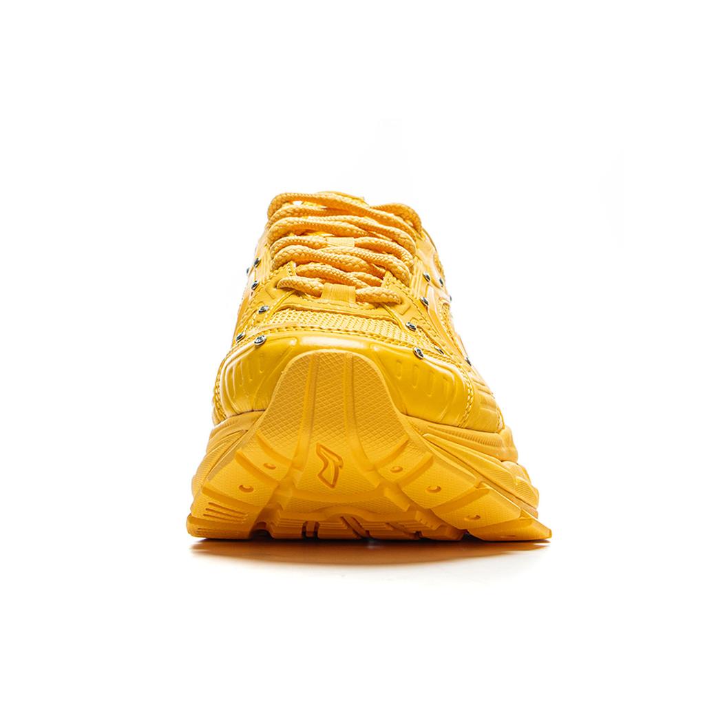 Li Ning Bow Chris Collaboration Золотое правило Модная спортивная мода Поддержка Отскока Низкий верх Повседневная обувь для образа жизни Мужские кроссовки Спектрально-желтый AZGU165-3