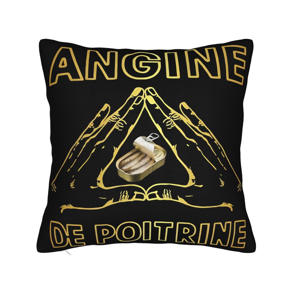 Angine De Poitrine Square Pillow Covers Polyester Car Sherpa Mantra Cushion Cover Cute Decor Throw Pillow Case