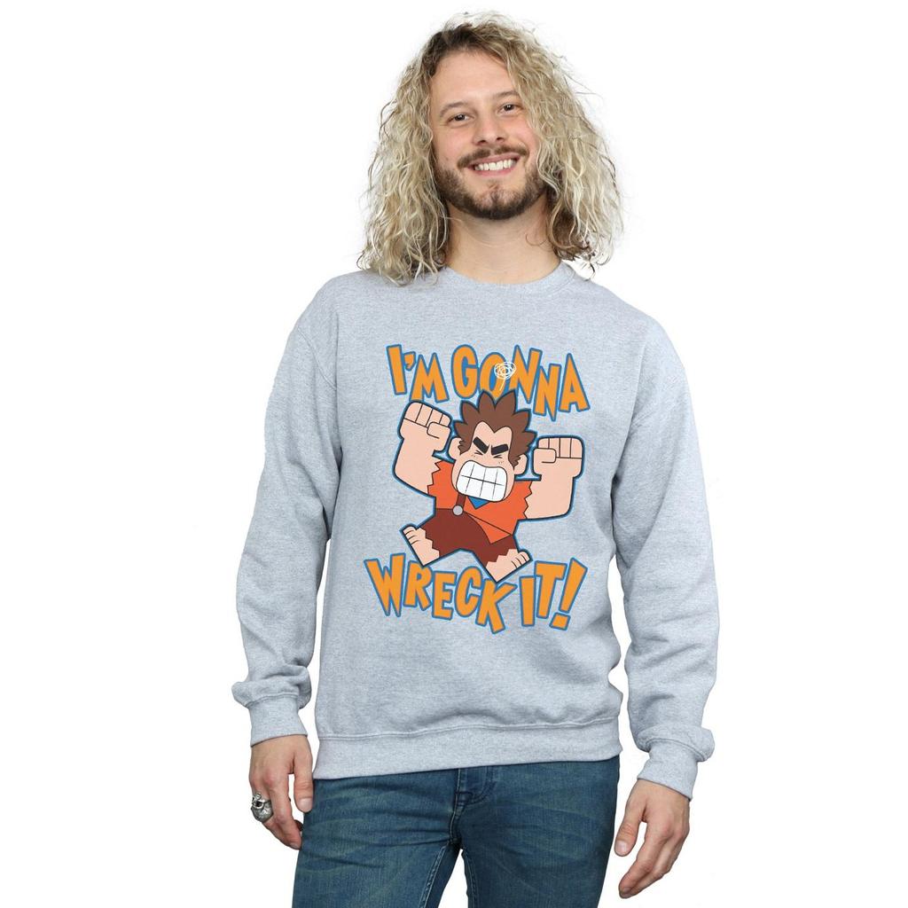 Disney Mens Wreck It Ralph I´m Gonna Wreck It Sweatshirt