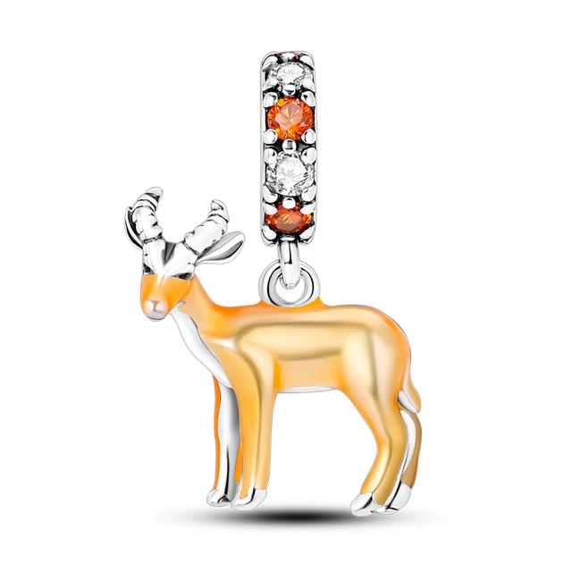 Серебро 925 пробы, изменение цвета, подвески-хамелеоны, бусины, светлячок, бабочка, панголин, кошка, висячие браслеты, ожерелье, ювелирные изделия своими руками