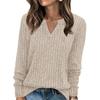 Women's Solid-color Fashionable Long-sleeved Top