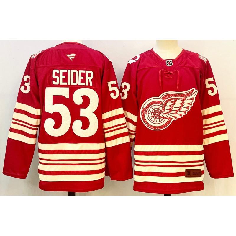 Detroit Red Wings Colorado Avalanche Ice Hockey Training Jersey Short Sleeve Unisex Sportswear Winter Fall