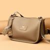 Женская сумка Женская сумка через плечо Простая большая вместительная сумка-подушка Мягкая кожаная сумка-мессенджер для мам среднего и пожилого возраста