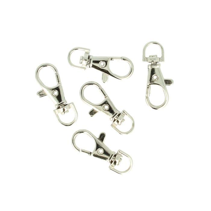SET 5 MOUSQUETONS - 37 MM - PORTE-CLÉS