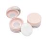 Packing Container Travel Makeup Jar Loose Powder Pot Empty Powder Case Plastic Cosmetic Container
