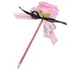 Ручка шариковая с розовым бантом, имитация цветов, для письма, свадебная, рекламная, канцелярские принадлежности
