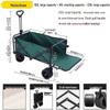 Electric Outdoor Camping Cart with 10-inch Tank Wheels