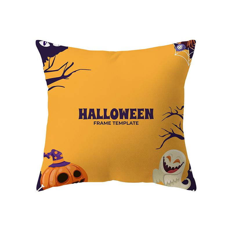Pumpkin Collection Halloween Theme Pillow Cover Sofa Cushion  Holiday Gift Party Decoration Home Decor