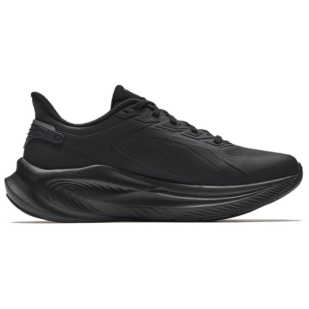 Anta Running Series Comfortable Shock Absorbing Durable Low Top Casual Running Shoes Women Sneaker Black 922535511-6